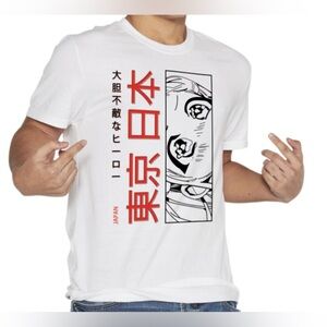 NWT brisco bramos anime eyes graphic tee